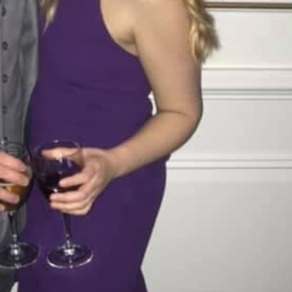 Purple Cocktail Dress